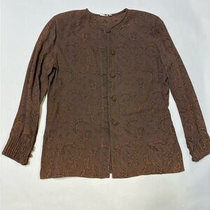 Giorgio Armani floral button up